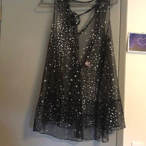 Starry night sheer slip